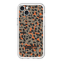 スリムプロテクションプレミアムケース［ ELLEgirl - レオパード - Brown ］