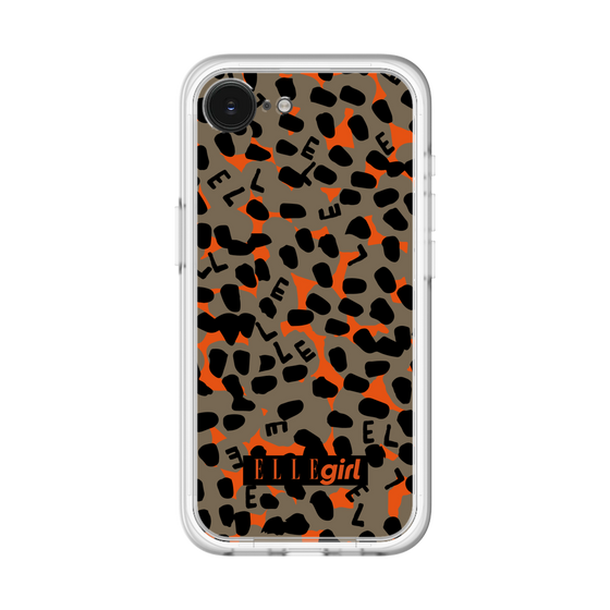 スリムプロテクションプレミアムケース［ ELLEgirl - レオパード - Brown ］