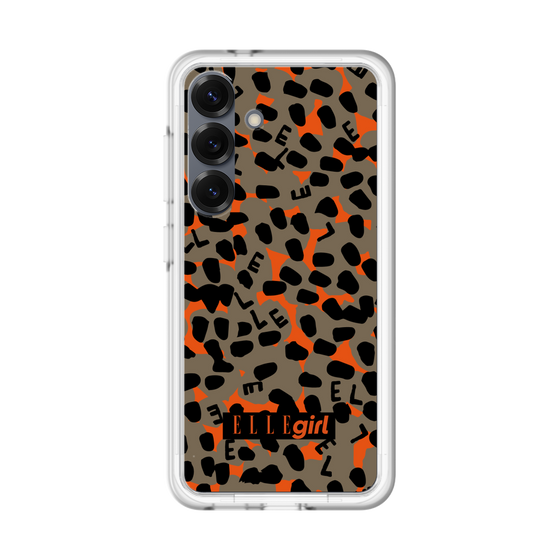 スリムプロテクションプレミアムケース［ ELLEgirl - レオパード - Brown ］