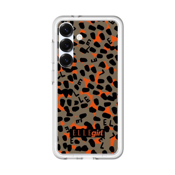 スリムプロテクションプレミアムケース［ ELLEgirl - レオパード - Brown ］