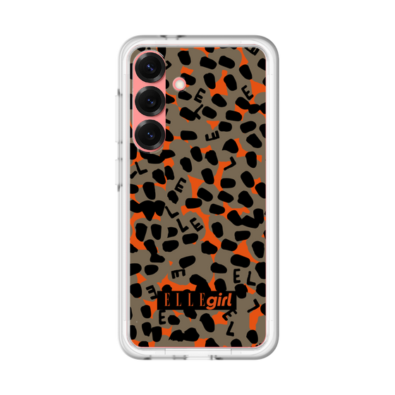 スリムプロテクションプレミアムケース［ ELLEgirl - レオパード - Brown ］