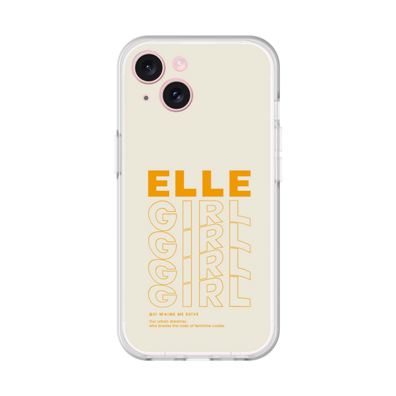 スリムプロテクションプレミアムケース［ ELLEgirl - ロゴ ］