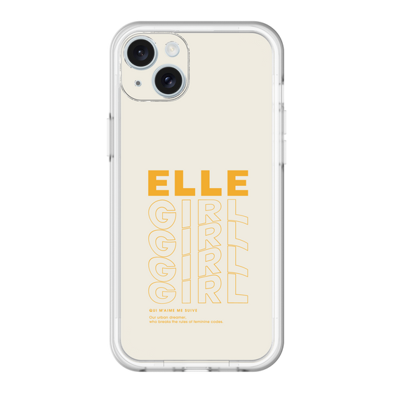 スリムプロテクションプレミアムケース［ ELLEgirl - ロゴ ］