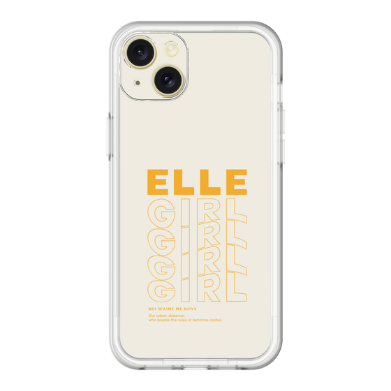 スリムプロテクションプレミアムケース［ ELLEgirl - ロゴ ］
