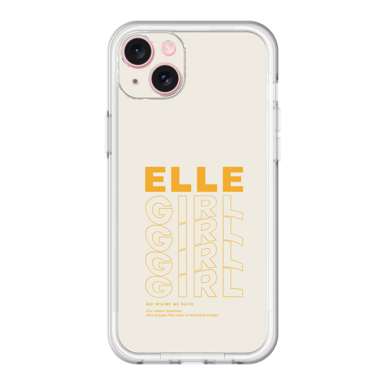 スリムプロテクションプレミアムケース［ ELLEgirl - ロゴ ］
