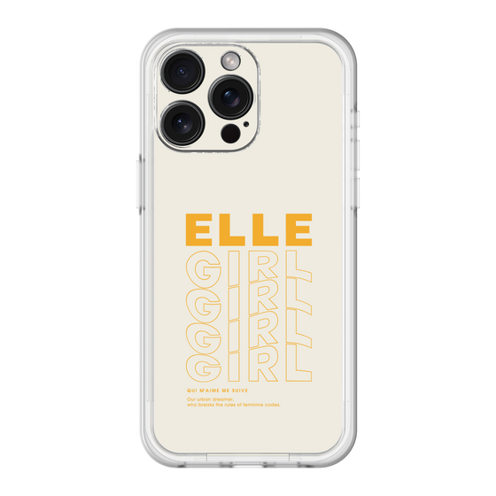 スリムプロテクションプレミアムケース［ ELLEgirl - ロゴ ］