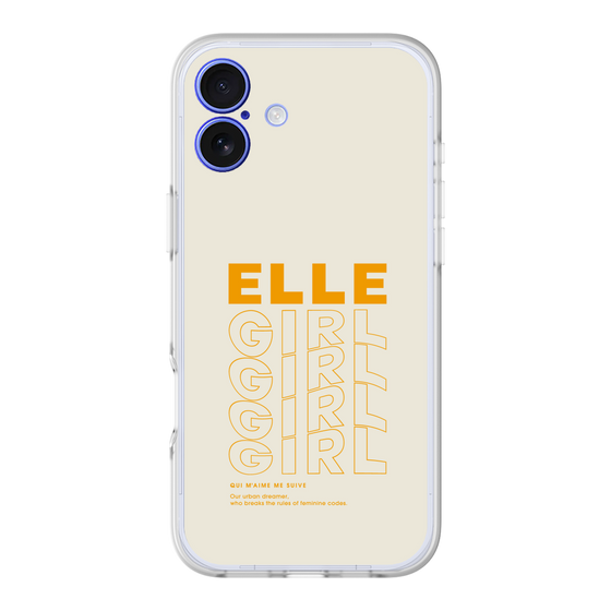 スリムプロテクションプレミアムケース［ ELLEgirl - ロゴ ］