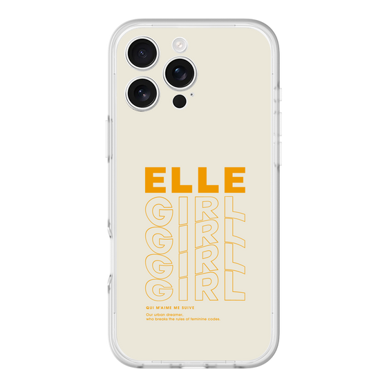 スリムプロテクションプレミアムケース［ ELLEgirl - ロゴ ］