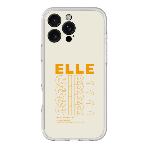 スリムプロテクションプレミアムケース［ ELLEgirl - ロゴ ］