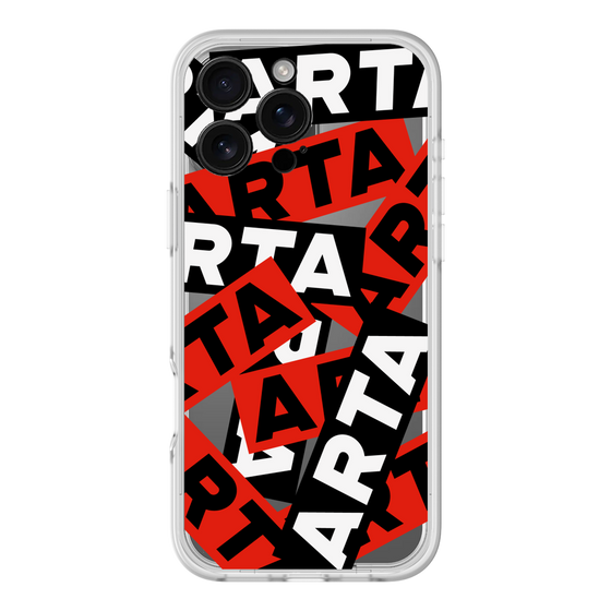 スリムプロテクションプレミアムケース［ ARTA - sticker - tricolor ］