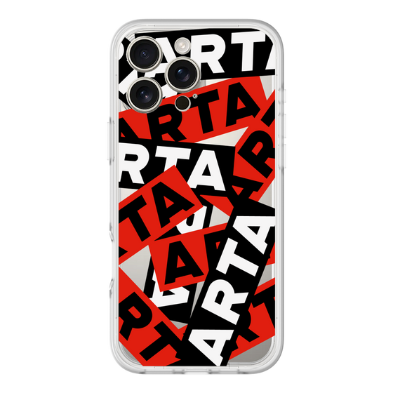 スリムプロテクションプレミアムケース［ ARTA - sticker - tricolor ］