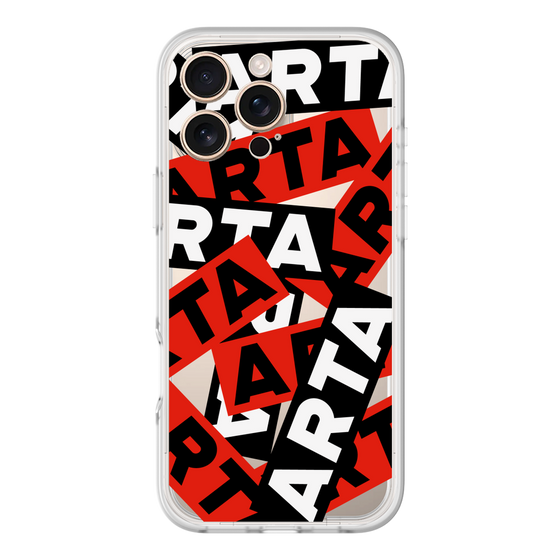 スリムプロテクションプレミアムケース［ ARTA - sticker - tricolor ］