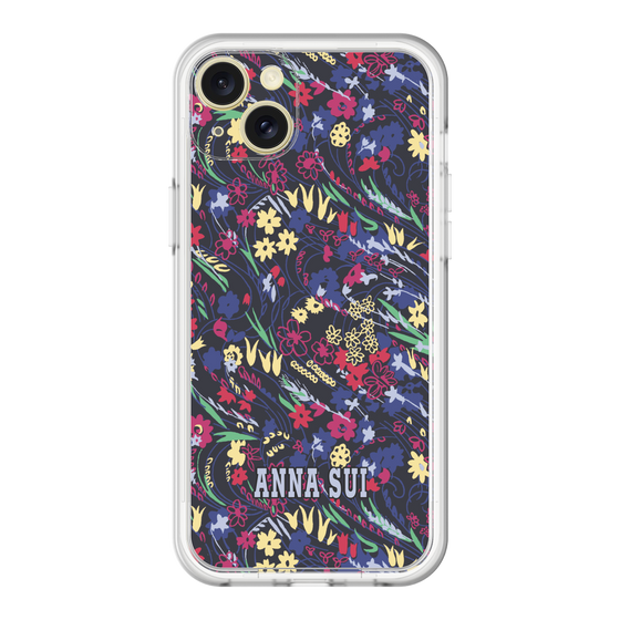 スリムプロテクションプレミアムケース［ ANNA SUI - スワーリングフワラー ］