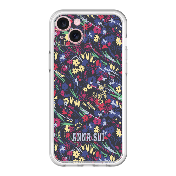スリムプロテクションプレミアムケース［ ANNA SUI - スワーリングフワラー ］