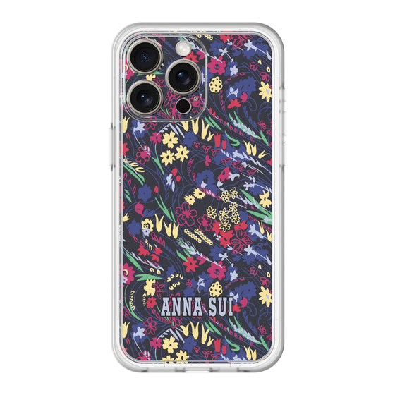 スリムプロテクションプレミアムケース［ ANNA SUI - スワーリングフワラー ］