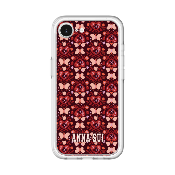 スリムプロテクションプレミアムケース［ ANNA SUI - バタフライハーツ - レッド ］