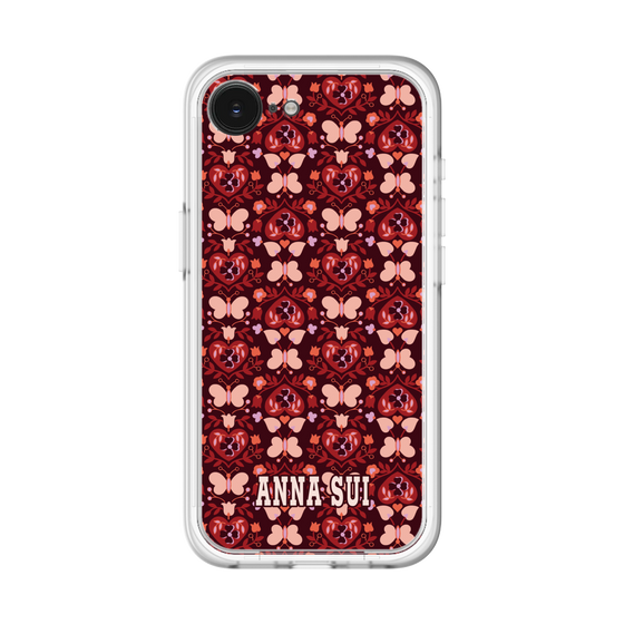 スリムプロテクションプレミアムケース［ ANNA SUI - バタフライハーツ - レッド ］