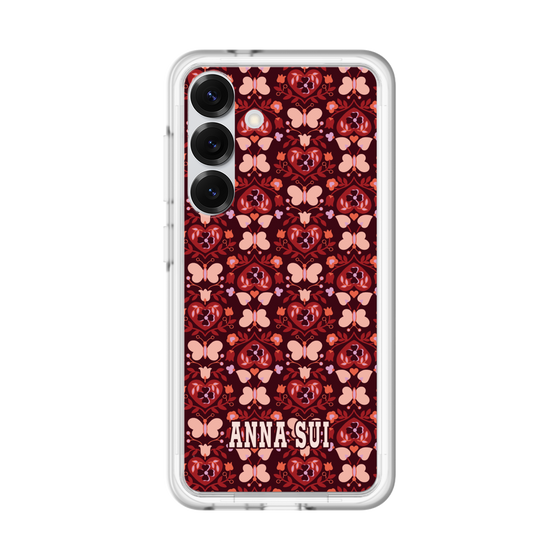 スリムプロテクションプレミアムケース［ ANNA SUI - バタフライハーツ - レッド ］