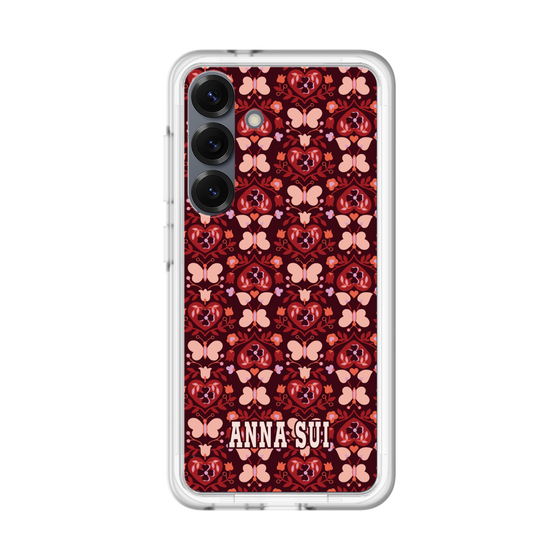 スリムプロテクションプレミアムケース［ ANNA SUI - バタフライハーツ - レッド ］