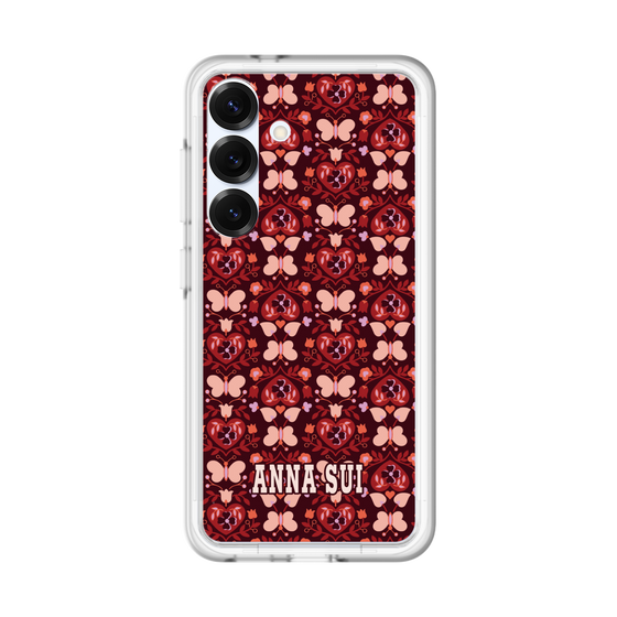 スリムプロテクションプレミアムケース［ ANNA SUI - バタフライハーツ - レッド ］