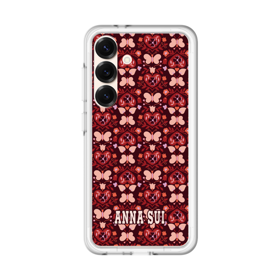スリムプロテクションプレミアムケース［ ANNA SUI - バタフライハーツ - レッド ］