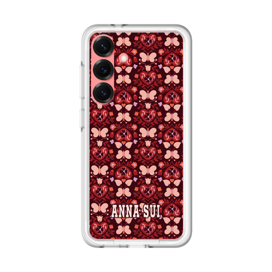 スリムプロテクションプレミアムケース［ ANNA SUI - バタフライハーツ - レッド ］