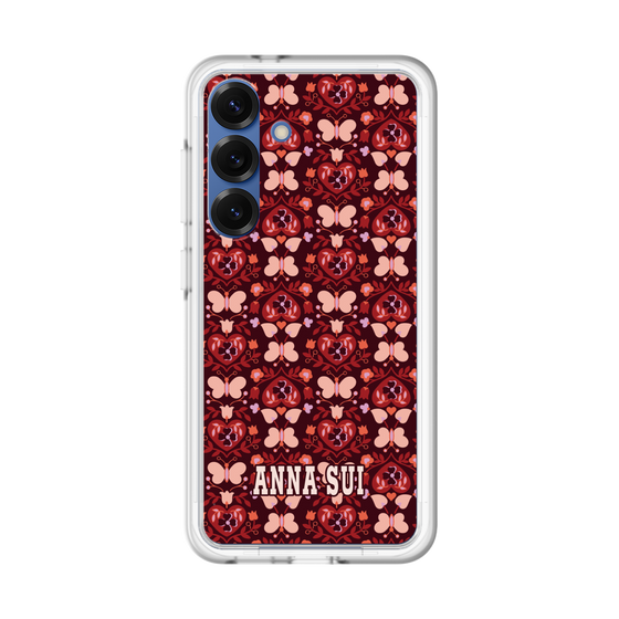 スリムプロテクションプレミアムケース［ ANNA SUI - バタフライハーツ - レッド ］