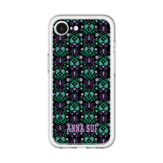 スリムプロテクションプレミアムケース［ ANNA SUI - バタフライハーツ - グリーン ］