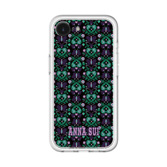 スリムプロテクションプレミアムケース［ ANNA SUI - バタフライハーツ - グリーン ］