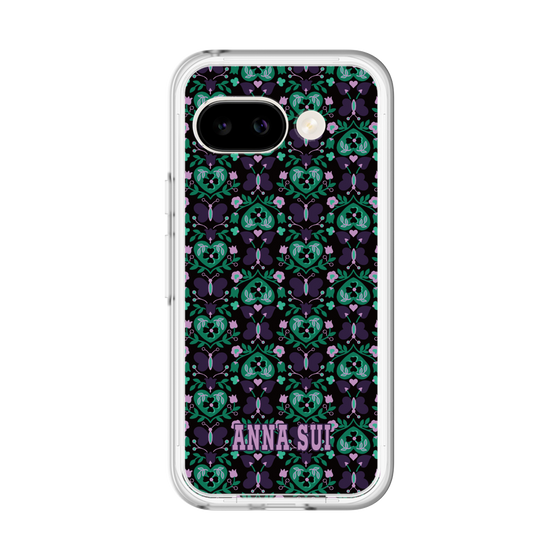 スリムプロテクションプレミアムケース［ ANNA SUI - バタフライハーツ - グリーン ］