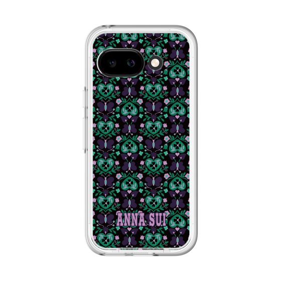 スリムプロテクションプレミアムケース［ ANNA SUI - バタフライハーツ - グリーン ］