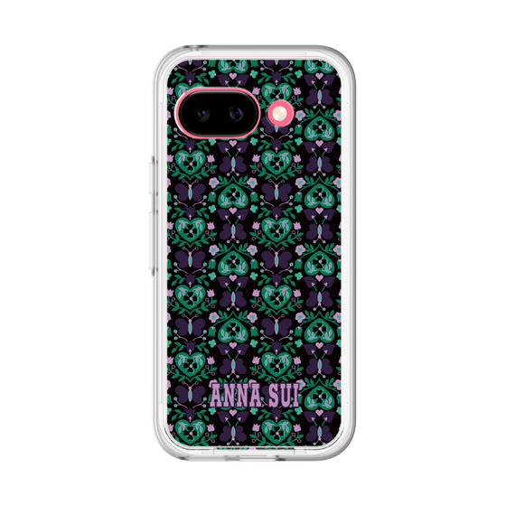 スリムプロテクションプレミアムケース［ ANNA SUI - バタフライハーツ - グリーン ］