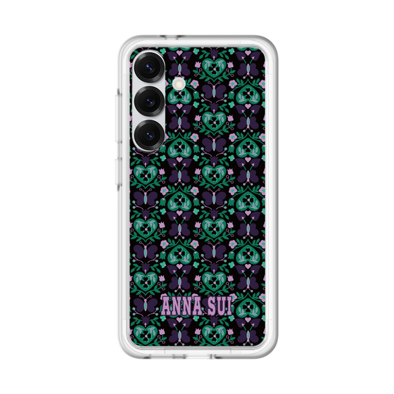 スリムプロテクションプレミアムケース［ ANNA SUI - バタフライハーツ - グリーン ］