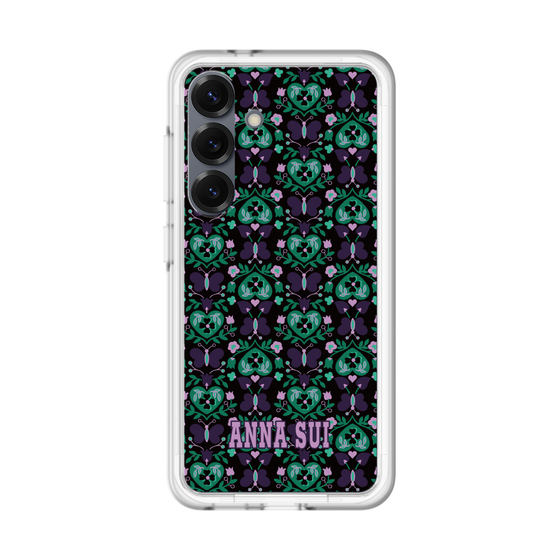 スリムプロテクションプレミアムケース［ ANNA SUI - バタフライハーツ - グリーン ］