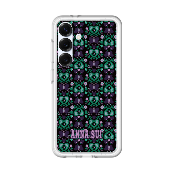 スリムプロテクションプレミアムケース［ ANNA SUI - バタフライハーツ - グリーン ］