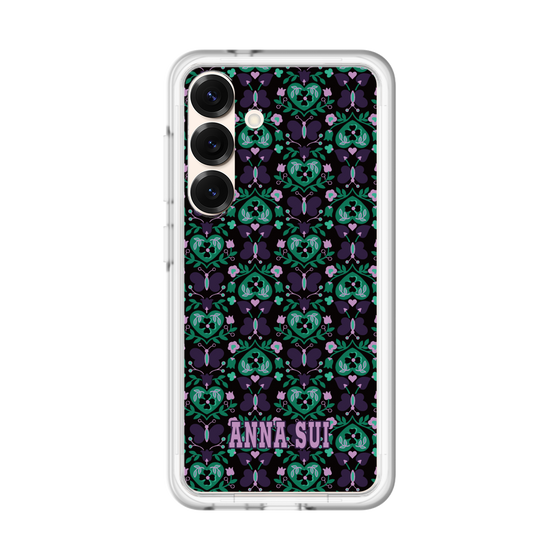 スリムプロテクションプレミアムケース［ ANNA SUI - バタフライハーツ - グリーン ］