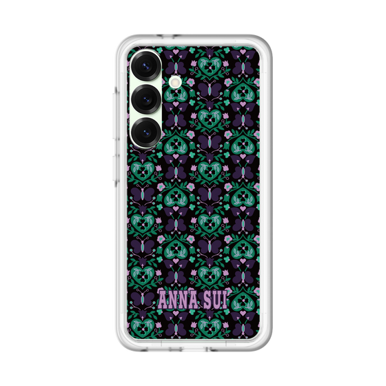 スリムプロテクションプレミアムケース［ ANNA SUI - バタフライハーツ - グリーン ］