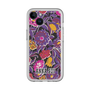 スリムプロテクションプレミアムケース［ ANNA SUI - ガーデンフワラー - マゼンタ ］