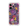 スリムプロテクションプレミアムケース［ ANNA SUI - ガーデンフワラー - マゼンタ ］