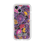 スリムプロテクションプレミアムケース［ ANNA SUI - ガーデンフワラー - マゼンタ ］