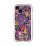 スリムプロテクションプレミアムケース［ ANNA SUI - ガーデンフワラー - マゼンタ ］