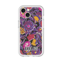 スリムプロテクションプレミアムケース［ ANNA SUI - ガーデンフワラー - マゼンタ ］