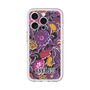 スリムプロテクションプレミアムケース［ ANNA SUI - ガーデンフワラー - マゼンタ ］