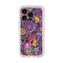 スリムプロテクションプレミアムケース［ ANNA SUI - ガーデンフワラー - マゼンタ ］