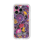 スリムプロテクションプレミアムケース［ ANNA SUI - ガーデンフワラー - マゼンタ ］