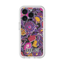 スリムプロテクションプレミアムケース［ ANNA SUI - ガーデンフワラー - マゼンタ ］