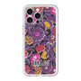 スリムプロテクションプレミアムケース［ ANNA SUI - ガーデンフワラー - マゼンタ ］