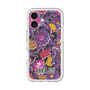 スリムプロテクションプレミアムケース［ ANNA SUI - ガーデンフワラー - マゼンタ ］