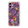 スリムプロテクションプレミアムケース［ ANNA SUI - ガーデンフワラー - マゼンタ ］