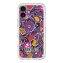 スリムプロテクションプレミアムケース［ ANNA SUI - ガーデンフワラー - マゼンタ ］